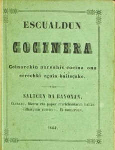 Escualdun cocinera: euskarazko lehen errezetategia