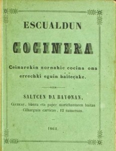 Escualdun cocinera: euskarazko lehen errezetategia