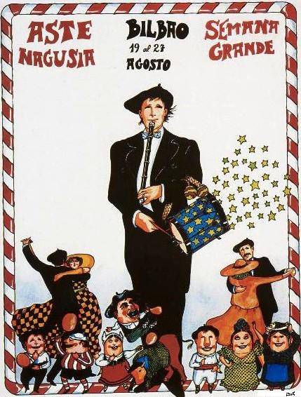 El primer txistulari de Aste Nagusia