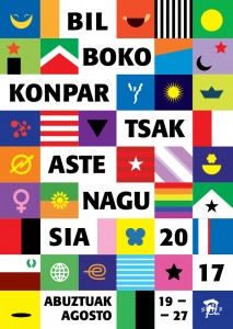 Zapia, jai herrikoien aldeko edalontzia eta konpartsen egitarauan