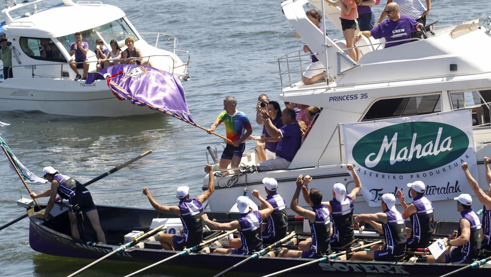 Desde que alzara la bandera Mahala, en Santurtzi, la Sotera rema con fuerza